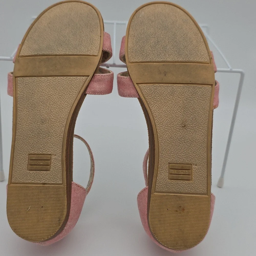 Toms Correa Sandals in Pink Size 4Y